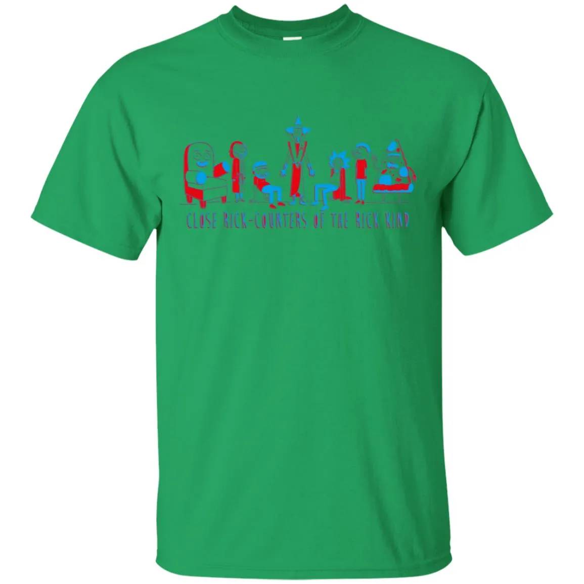 Rick And Morty Close Rick-counters Drawing Men T-Shirt