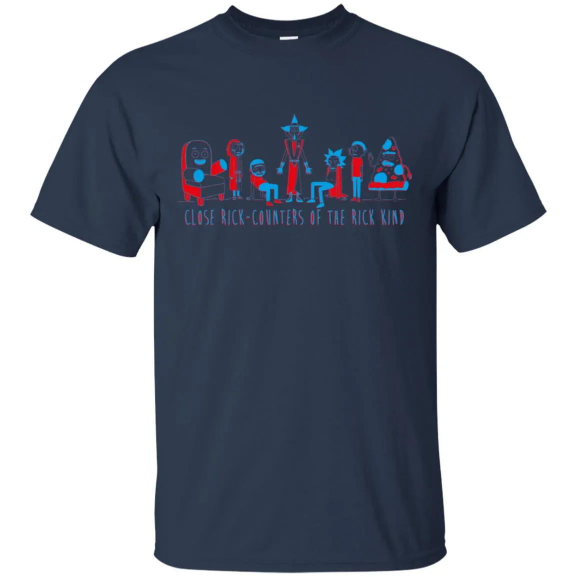 Rick And Morty Close Rick-counters Drawing Men T-Shirt