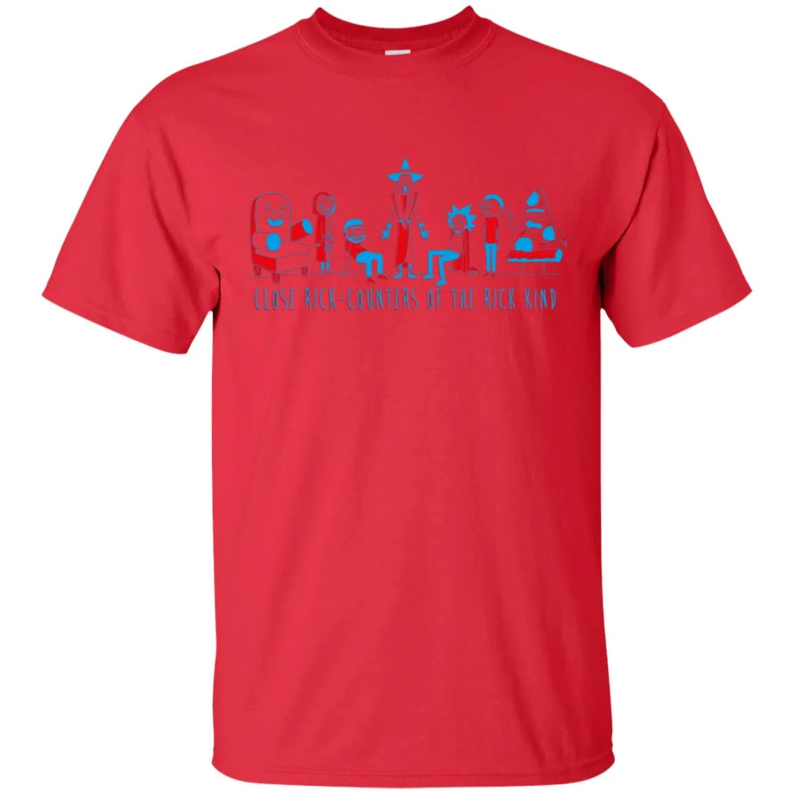 Rick And Morty Close Rick-counters Drawing Men T-Shirt