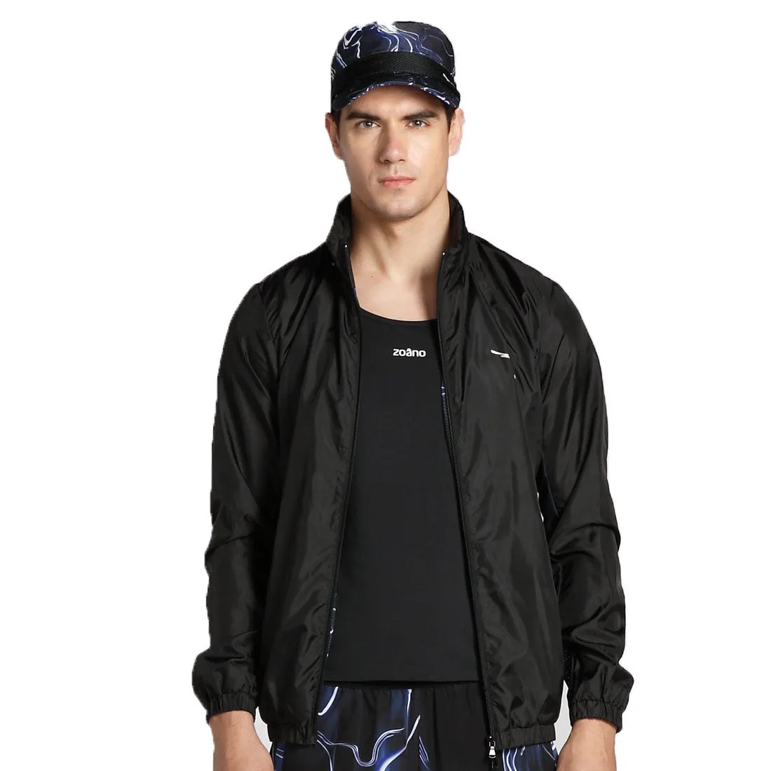 Sidiou Group Men Long Sleeve Athletic Jacket for Sports Running Travelling