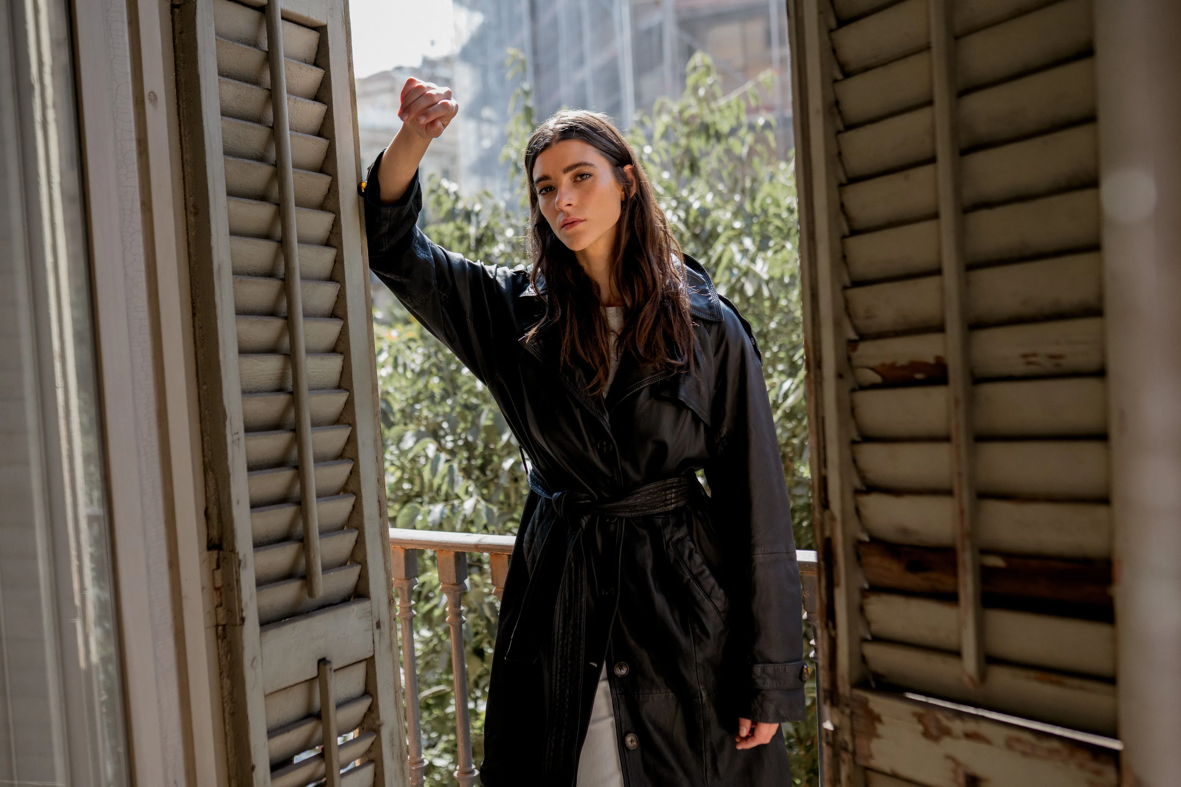 Sloughy Trench Coat