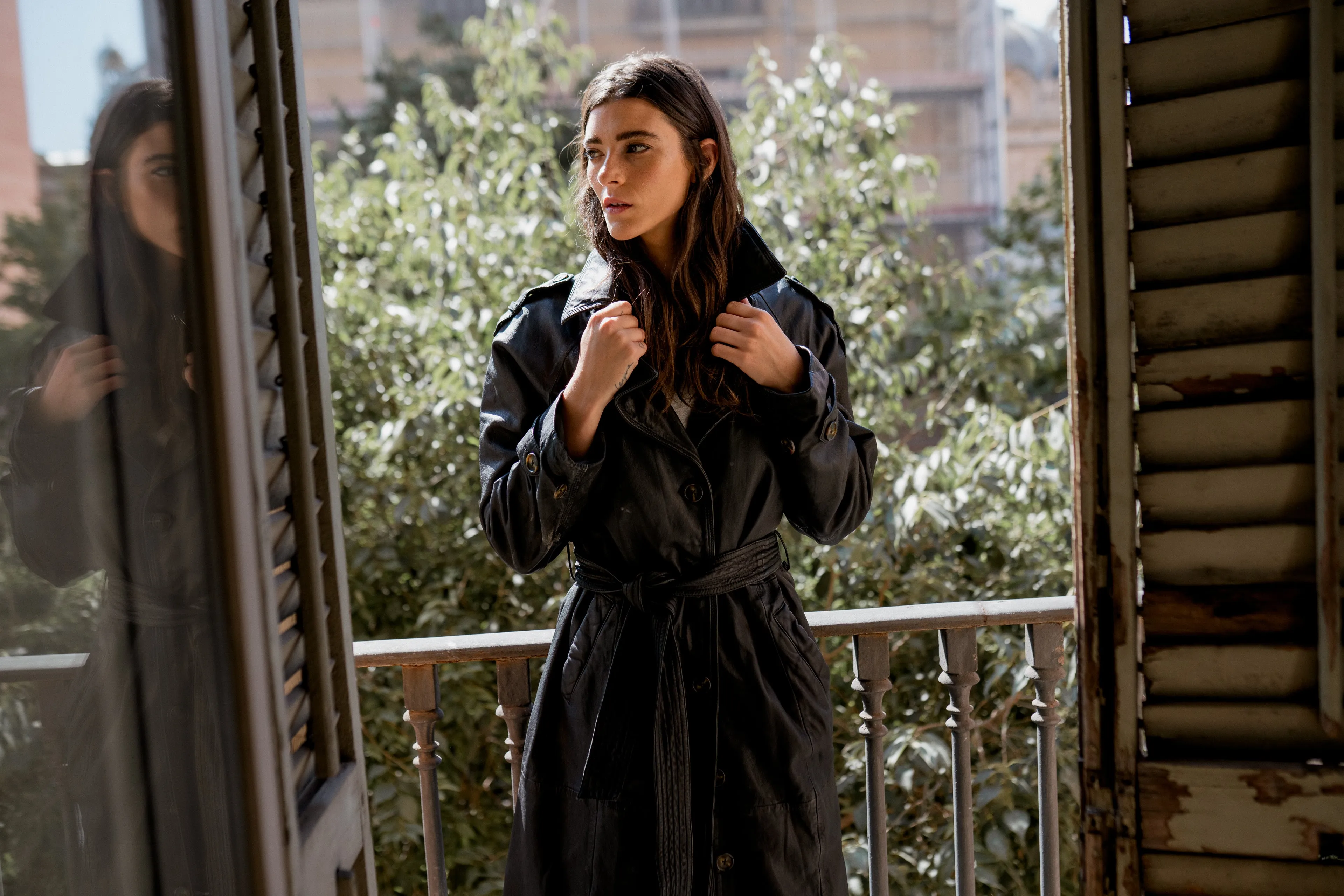Sloughy Trench Coat