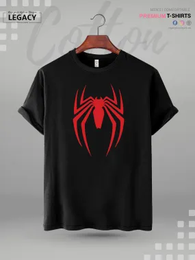 Spider Logo Printed Men's Premium Quality In Cheapest Price T-Shirt
