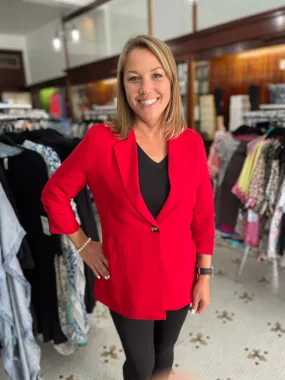 Tucked Sleeve Blazer