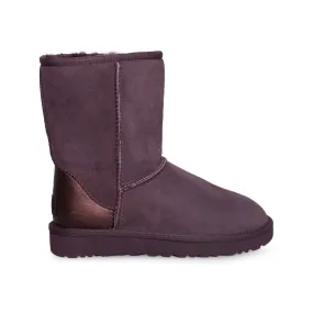 UGG Classic  Short II Metallic Port Boots