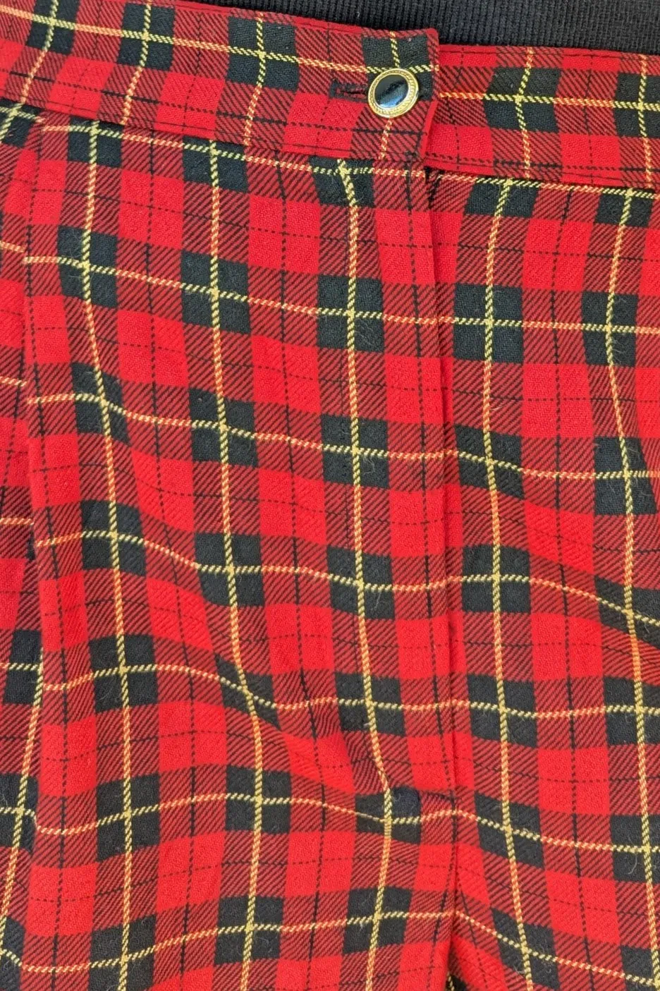 Vintage Tartan Plaid Trousers