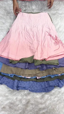 Y2K Cozy Hue Cotton Skirt - 15 Pieces ( BC-11-20 )